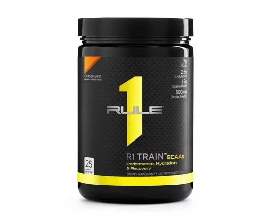 Rule1 Train BCAAs Orange Burst 25 Servings 378g