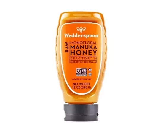 Wedderspoon Raw Monofloral Manuka Honey KFactor 16 340g
