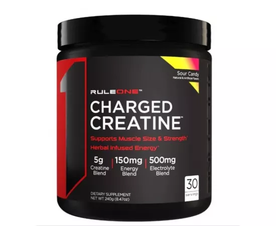 Rule1 Charged Creatine Sour Candy 240 g