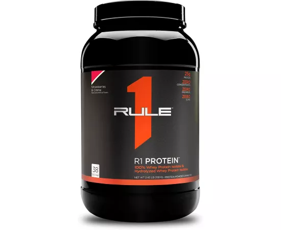 R1 Protein 38 Serv Strawberry & Crème 2.42Lb