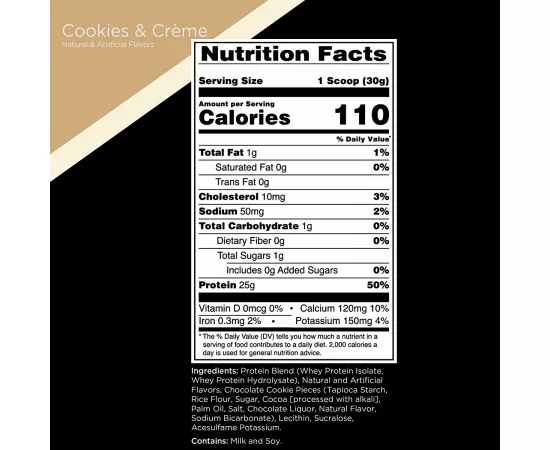 R1 Protein 38 Servings Cookies & Crème 2.42 Lb