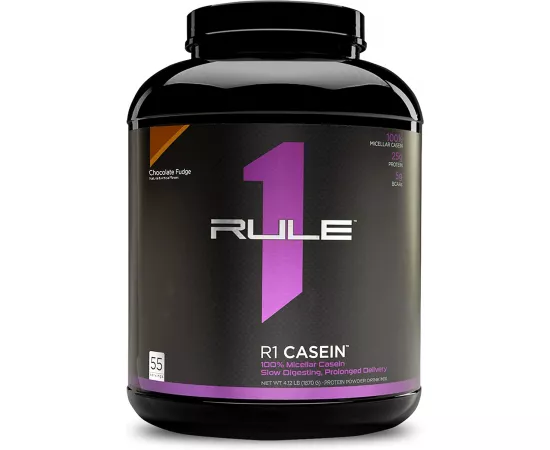 R1 Casein 55 Servings Chocolate Fudge 4.11 lb