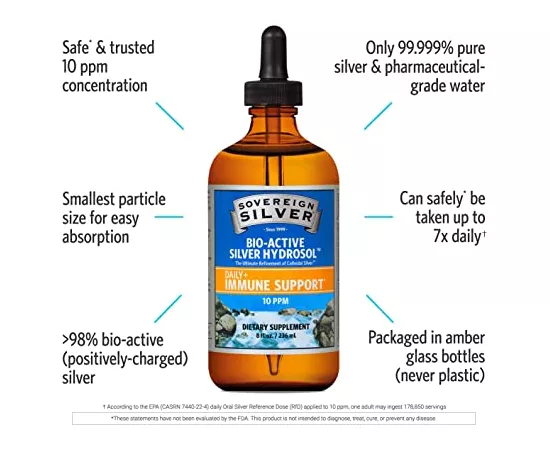 Sovereign Silver Bio-Active Silver Hydrosol 8oz