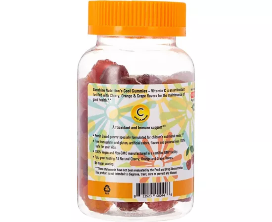 Sunshine Nutrition Cool Gummies Vitamin C 60's