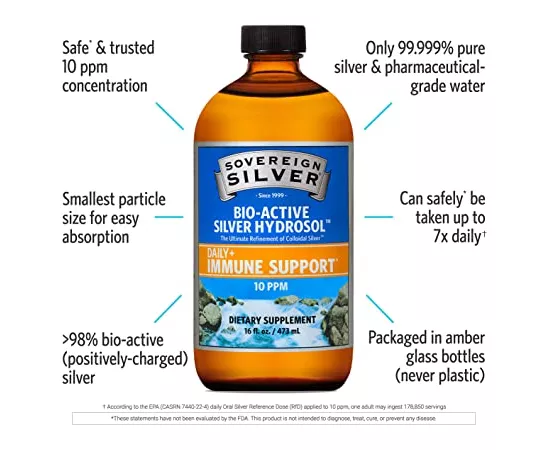 Sovereign Silver Bio-Active Silver Hydrosol 16oz