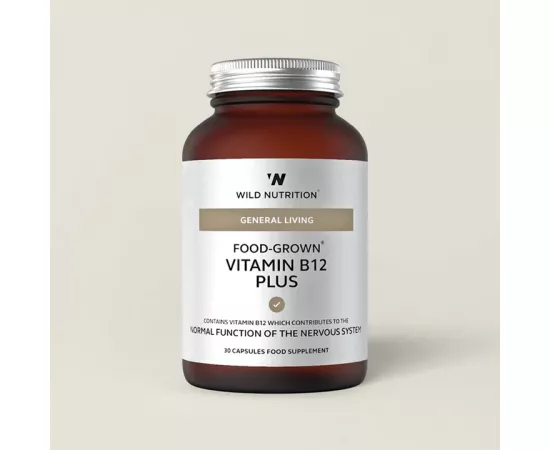 Wild Nutrition Food-Grown Vitamin B12 Plus Capsules 30's