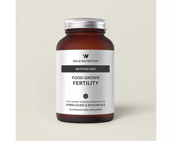 Wild Nutrition Food-Grown Fertility Men Capsules 60's