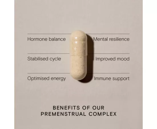 Wild Nutrition Food-Grown Premenstrual Complex Capsules 60's