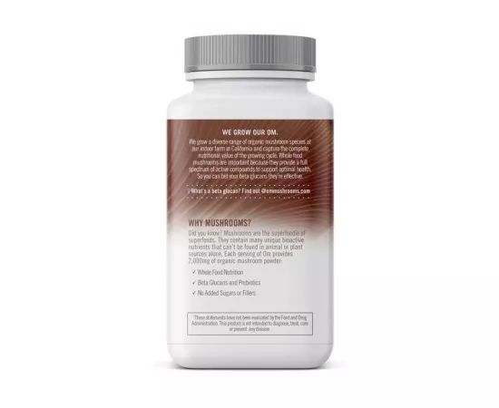 Om Cordyceps Mushroom Superfood 90 Vegetable capsules