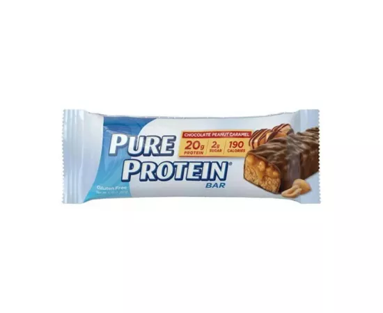 Pure Protein Chocolate Peanut caramel 50 g - Box of 6 pieces