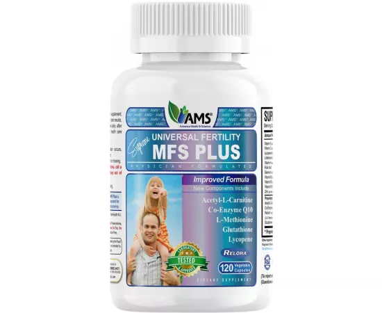 AMS Male Fertility Supplement Plus Capsules 120's