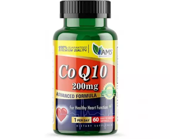 AMS Coq10 Softgels 200 Mg 60's