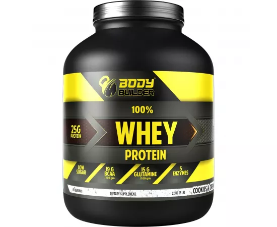 Body Builder Whey Protein Cookies and Cream Flavor 2.3kgs(5lb)