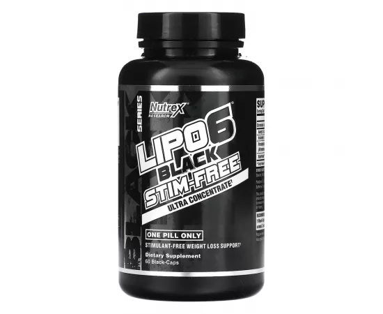 Nutrex Lipo 6 Black Stim Free 60 Capsules