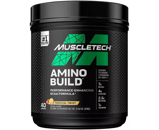 Muscletech Amino Bulid BCAA Tropical Twist 614g