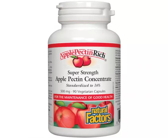 Natural Factors Apple Pectin Rich 500mg 90 Capsules