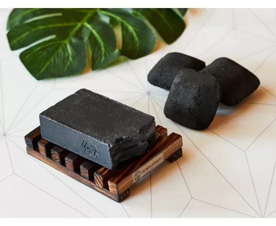 The Skin Concept Handmade Artisanal Facial Charcoal &Tea Tree Oil Bar Soap