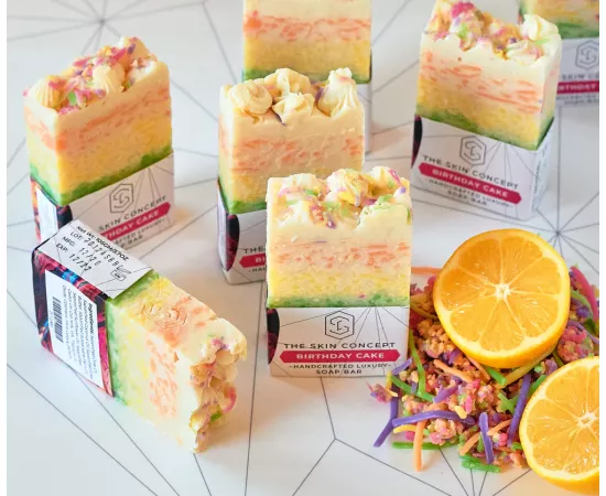 The Skin Concept Handmade Designer Birthday Cake - Bar Soap