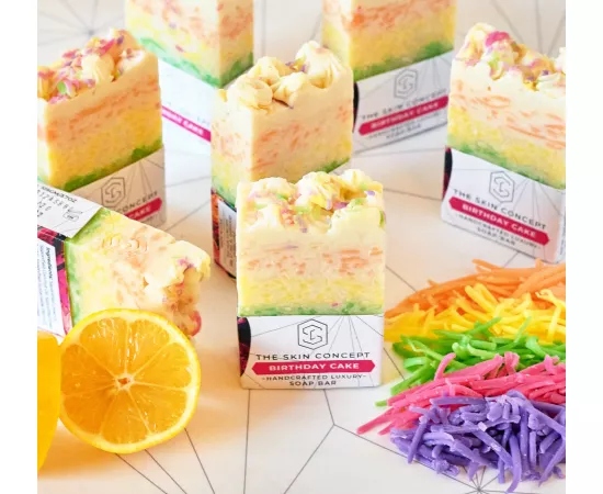 The Skin Concept Handmade Designer Birthday Cake - Bar Soap