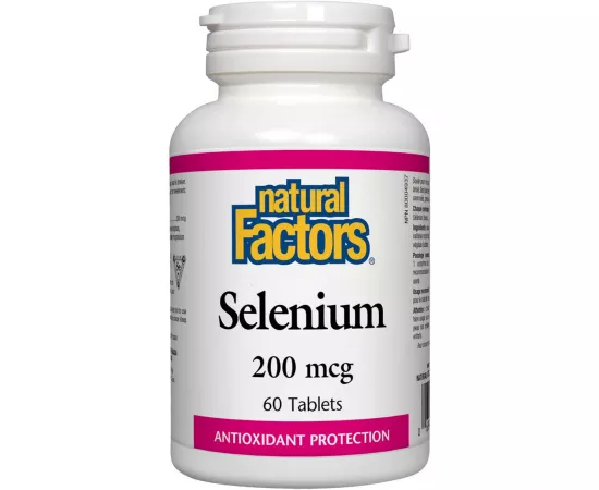 Natural Factors Selenium 200 mcg 60 Tablets