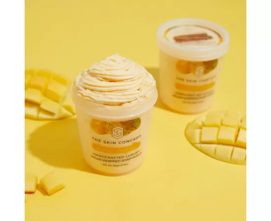 The Skin Concept Handmade Vegan Mango Passion - Whipped Soap + Scrub