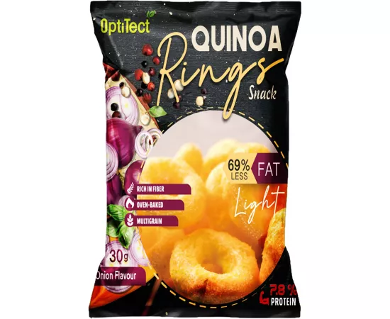 OptiTect Quinoa Rings Snack Onion 30 gm