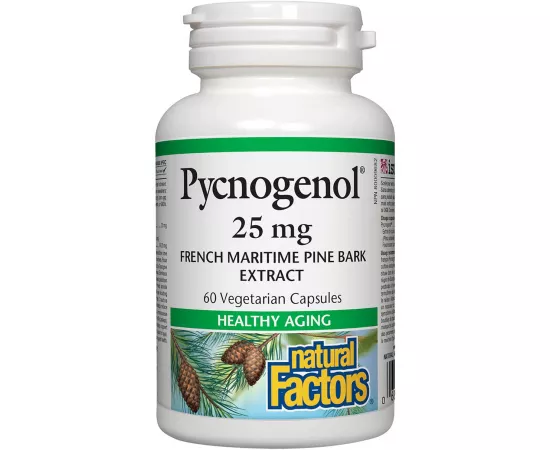 Natural Factors Pycnogenol 25 mg 60 Capsules