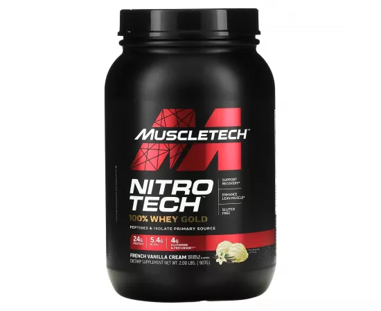 Muscletech Nitro Tech Whey Protein Vanilla Cream 2 Lb (907 g)