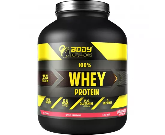 Body Builder Whey Protein Strawberry Cotton Candy Flavor 2.3kgs(5lb)