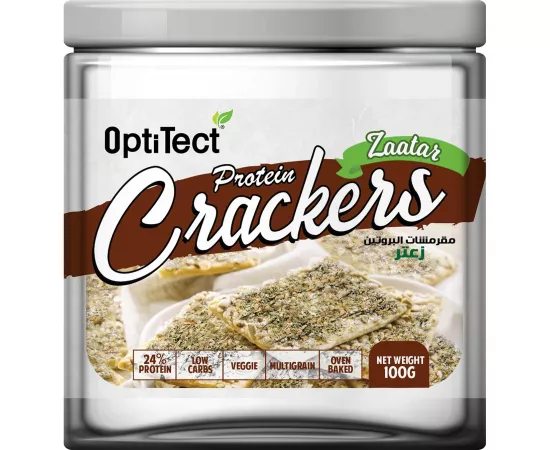 Optitect Protein Keto Diet Crackers, Thyme, 100 Gm