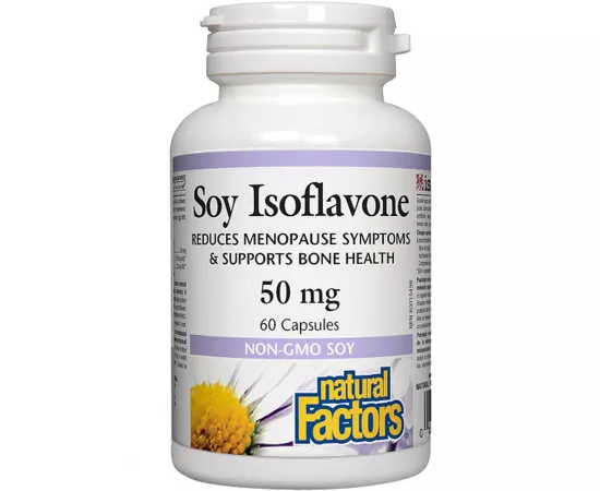 Natural Factors Soy Isoflavone Complex 50 mg 60 Capsules