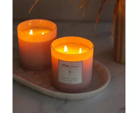 Belles Ames Jar Candle - Perfect Peony