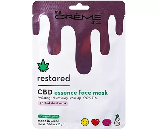 The Crème Shop CBD Oil Infused Essence Mask