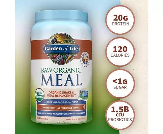 Garden of Life Raw Oganic Meal Vanilla Spiced Chai 907g