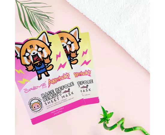 The Crème Shop Aggretsuko Rage Before Beauty Sheet Mask