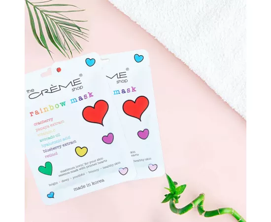 The Crème Shop Rainbow Face Mask