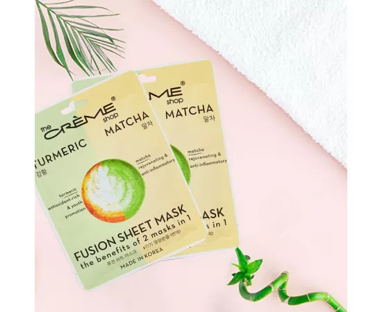 The Crème Shop Turmeric & Matcha Fusion Sheet Mask