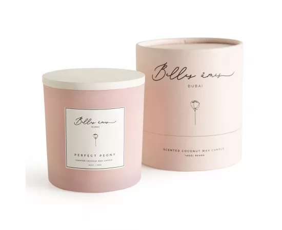 Belles Ames Jar Candle - Perfect Peony