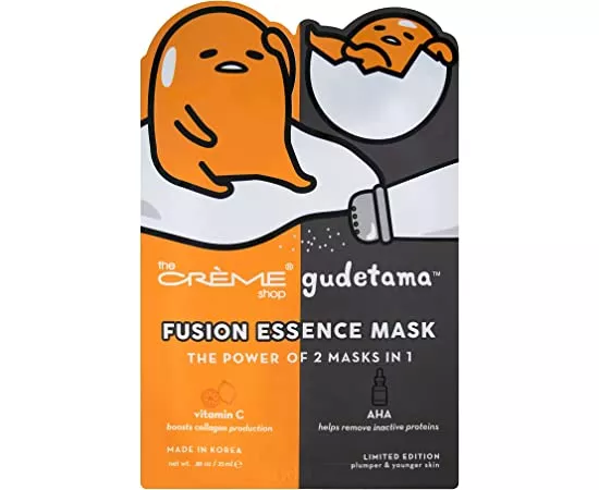 The Crème Shop Gudetama Vitamin C & AHA Fusion Sheet Mask