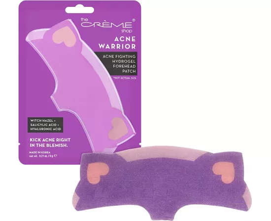 The Crème Shop Acne Warrior Acne Fighting Hydrogel Forehead Patch Kick Acne Right in the Blemish