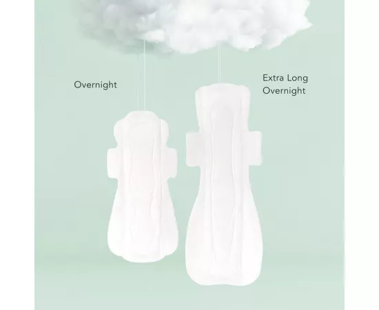 Rael Organic Cotton Cover Pads - Overnight