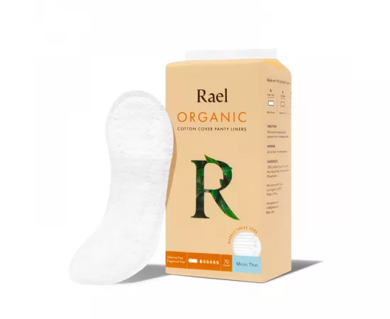 Rael Micro Thin Organic Cotton Cover Panty Liners