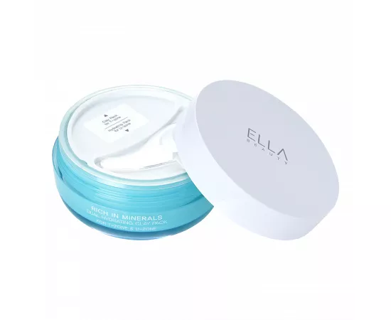 Ella Beauty Rich In Minerals Dual Hydrating Clay Pack (For T-Zone & U-Zone) 90 gm