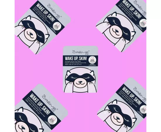 The Creme Shop Wake Up Skin - Raccoon Face Mask