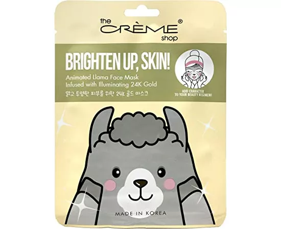 The Crème Shop Brightening Animated Llama Face Mask