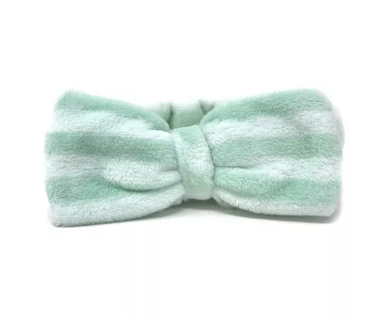 The Crème Shop Mint Green Striped Teddy Headyband™ | Cruelty-Free & Vegan