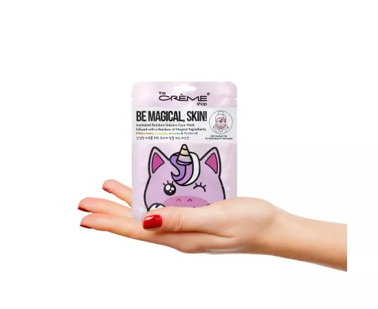 The Crème Shop Be Magical Skin Animated Rainbow Unicorn Face Mask