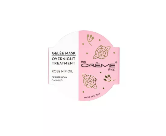 The Crème Shop Holiday Rose Hip Oil Gel Mask Overnight Treatment