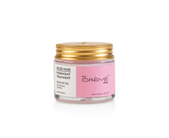 The Crème Shop Holiday Rose Hip Oil Gel Mask Overnight Treatment