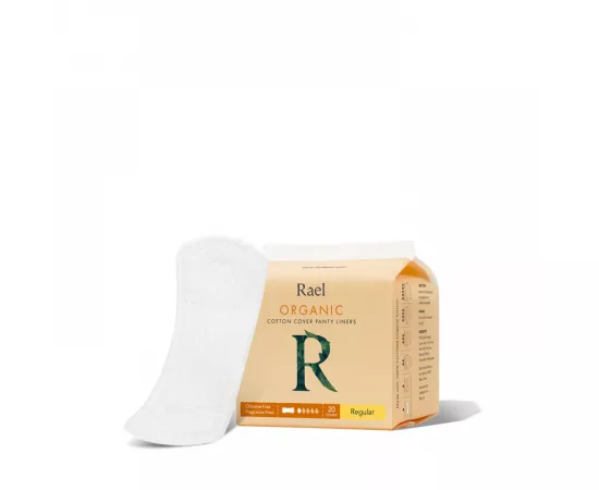 Rael Organic Cotton Cover Panty Liners - Regular